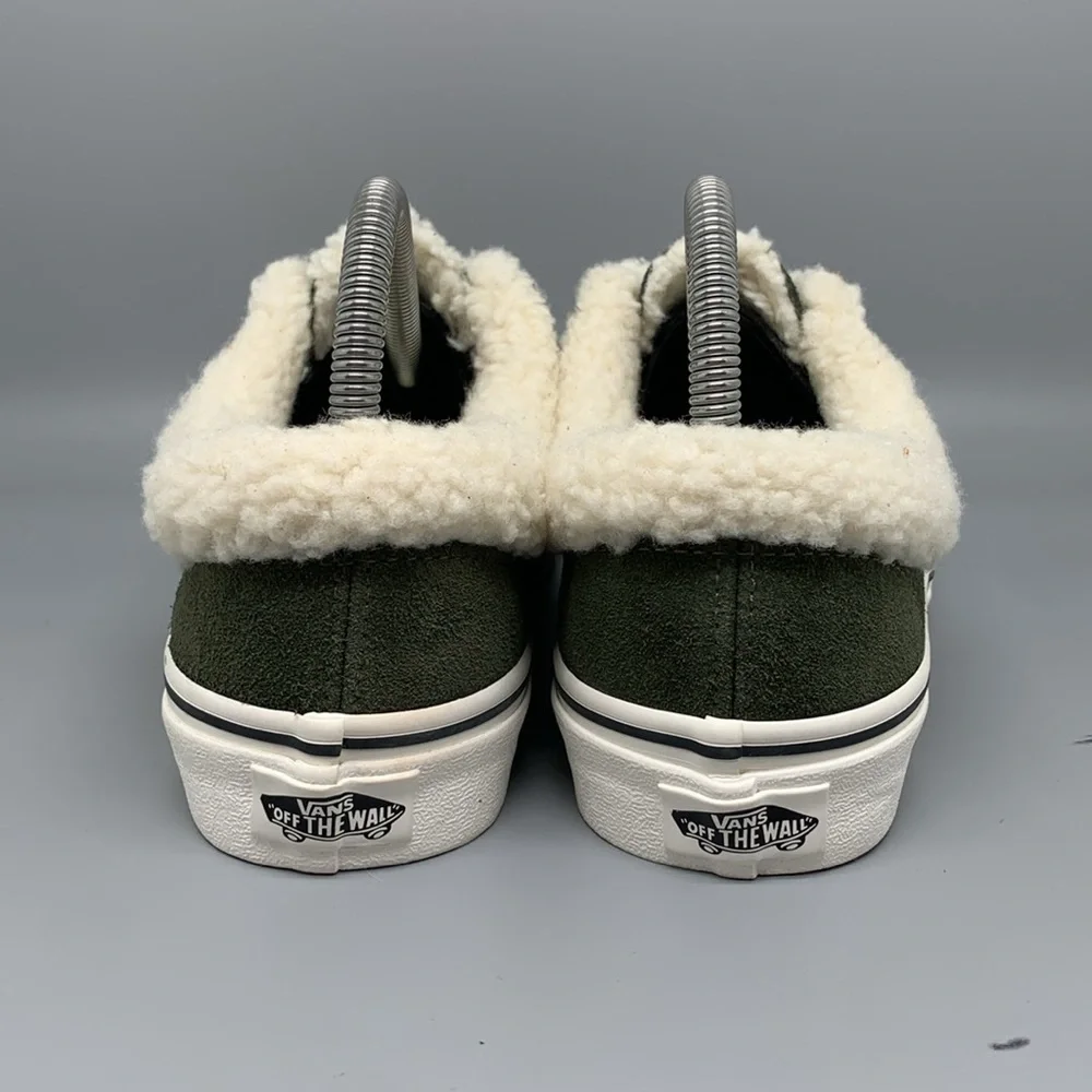 Vans Sherpa Suede Green Skate Shoes‎ 508357 Women’s Sz 8.5 / Men’s 7